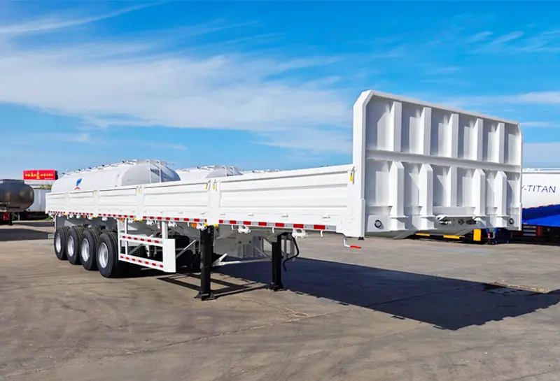Howo Fence Cargo Semi Trailer-1