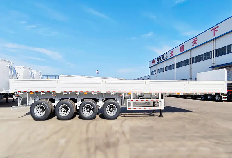 Howo Fence Cargo Semi Trailer-2