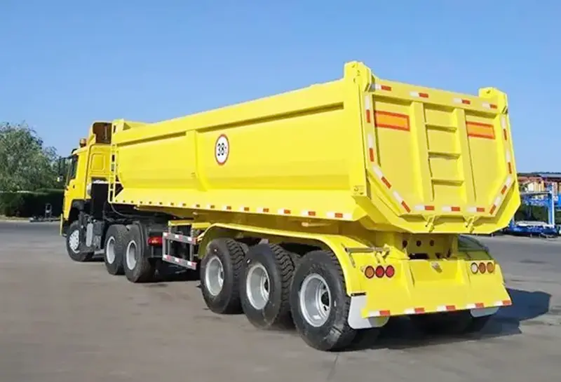 Sinotruk Howo Semi Truck Dump Trailer-2