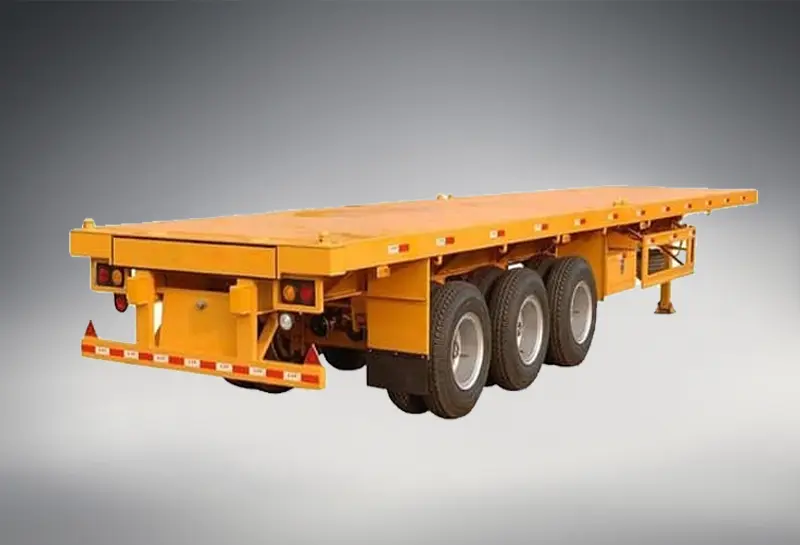 Sinotruk Howo Flatbed Semi Trailer-4