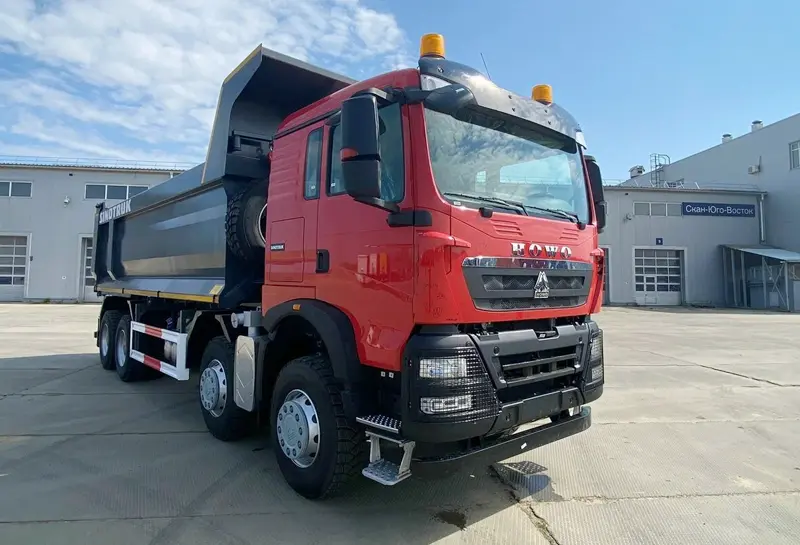 Sinotruk Howo TX 8×4 U Shape Tipper Truck-1