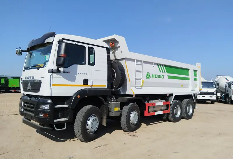 Sinotruk Howo TX 8×4 U Shape Tipper Truck-5