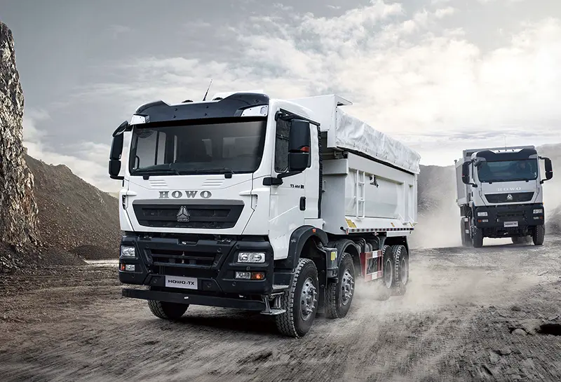 Sinotruk Howo TX 8×4 U Shape Tipper Truck-6
