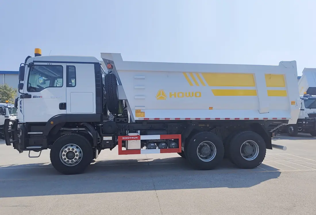Howo TX 340hp 6×4 Dump Truck U-shaped Bucket-3