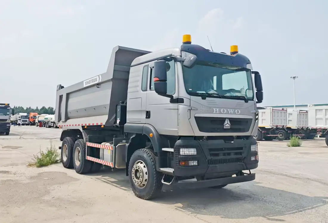 Howo TX 340hp 6×4 Dump Truck U-shaped Bucket-5