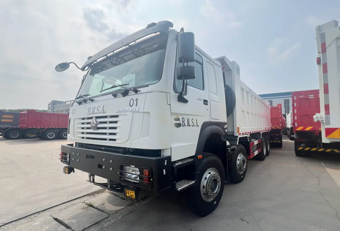 Sinotruk Howo 8X4 Tipper Truck 480hp