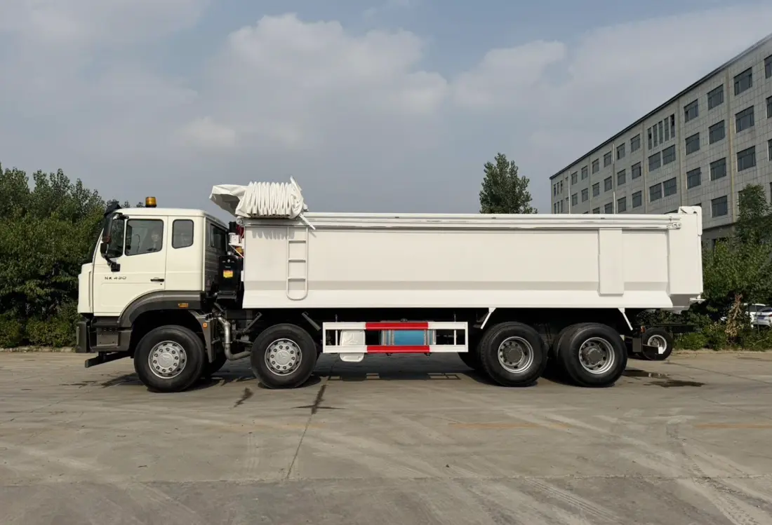 Sinotruk Howo NX 430hp 8X4 Dump Truck With Tarp-1