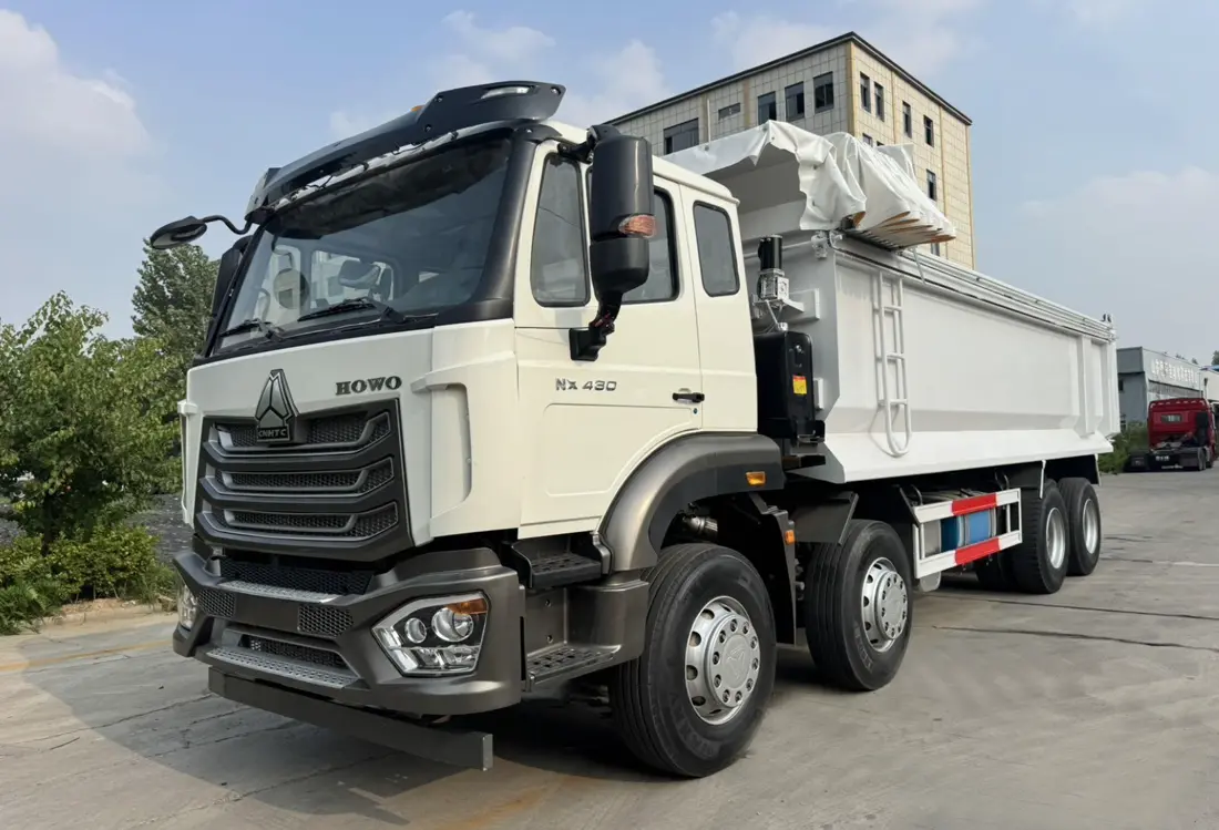 Sinotruk Howo NX 430hp 8X4 Dump Truck With Tarp