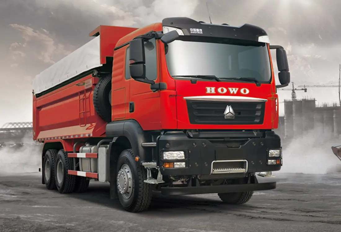 Sinotruk Howo TX 6X4 Dump Truck With Tarp-6