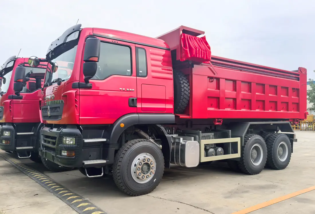 Sinotruk Howo TX 6X4 Dump Truck With Tarp