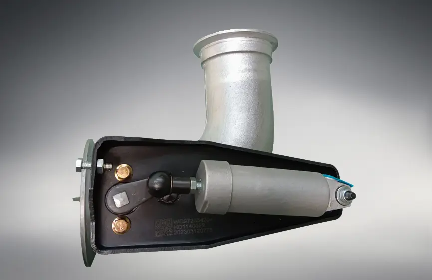 WG9725542041 EVB Exhaust Pipe Assembly Sinotruk Howo Fuel Injection Pump-3