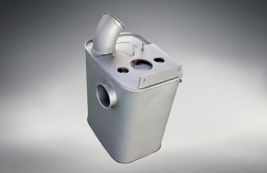 WG9727540001 Muffler Assembly Sinotruk Howo Truck Parts Supplier-2