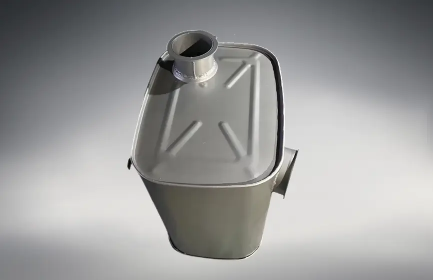 WG9727540001 Muffler Assembly Sinotruk Howo Truck Parts Supplier